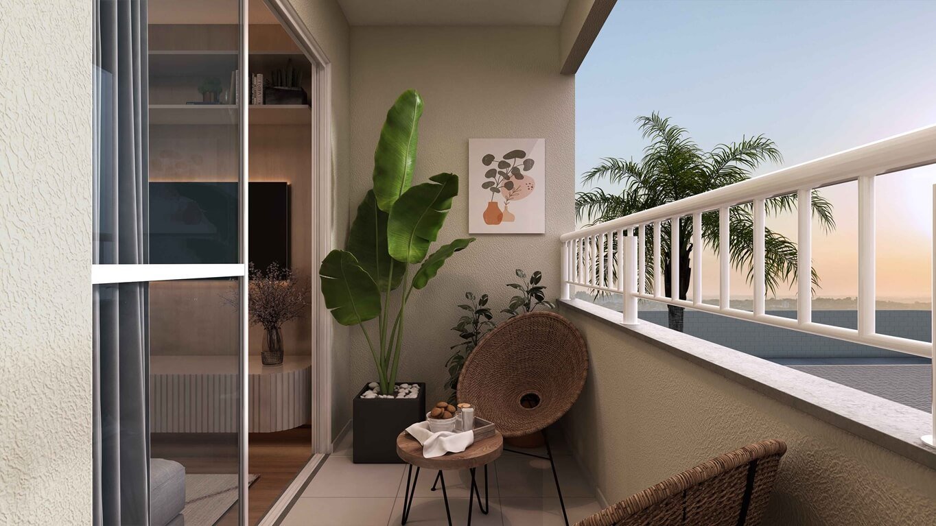 Empreendimento residencial com estrutura para a rotina da família